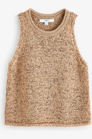 Next Knitted Stitch Crew Neck Vest