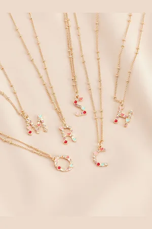 Next Tone Initial Heart Necklace