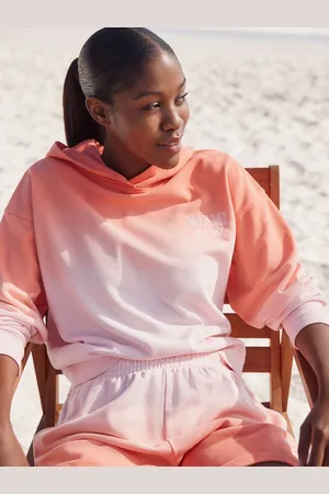 Next Fluro Coral Ombre Graphic Sweatshirt Hoodie