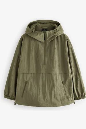 Next Khaki Overhead Rain Jacket