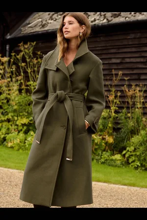 Next Khaki N. Premium Funnel Coat