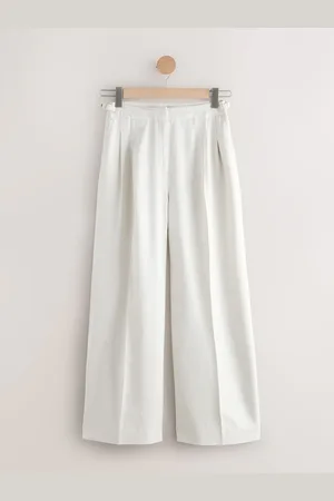 Next N Premium Wide Leg Trousers with Linen
