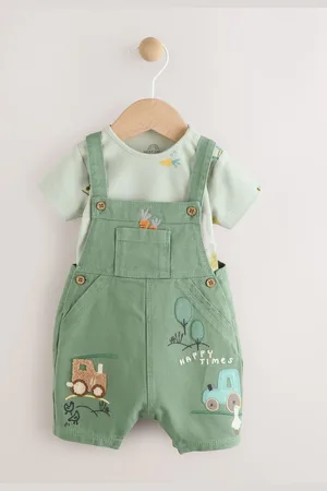 Next Farm Baby Dungarees and Bodysuit Set (0mths-2yrs)