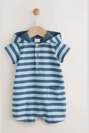 Next Stripe Baby Sweat 100% Cotton Romper