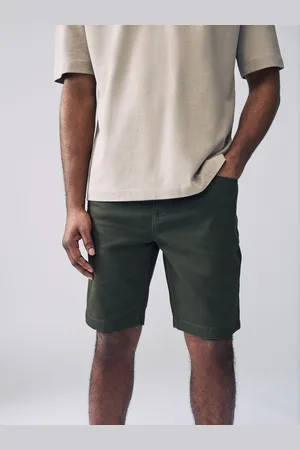Next Khaki Motionflex 5 Pocket Chino Shorts