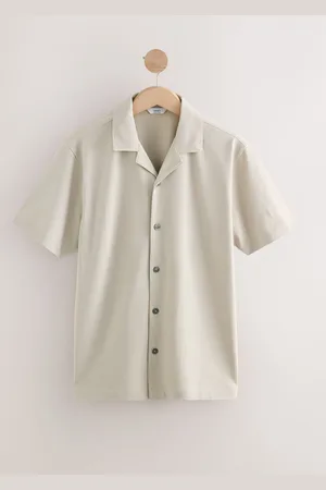 Next Putty Short Sleeve Pique Shirt