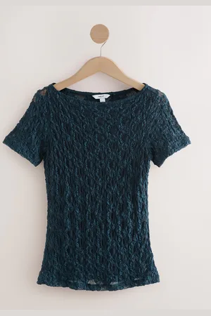 Next Floral Lace Short Sleeve T-Shirt