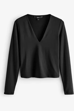Next Soft Touch Polyamide Long Sleeve V-Neck Top