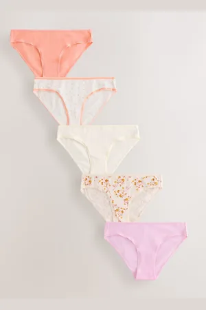 Next Floral Print Bikini Rich Knickers 5 Pack