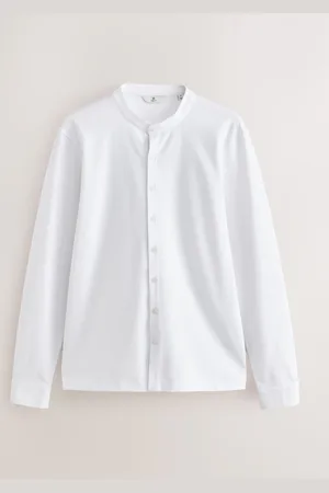 Next Long Sleeve Grandad Neck T-Shirt