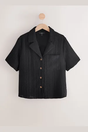 Next Broderie Short Sleeve Holiday Shirt