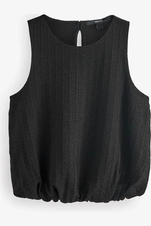 Next 100% Cotton Sleeveless Bubble Hem Top