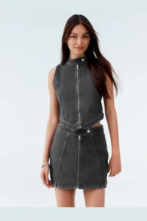 Next 100% Cotton Micro Mini Denim Skirt
