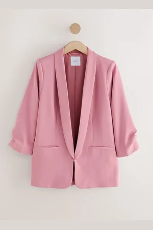 Next Relaxed Ruched Sleeve Blazer
