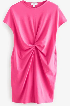 Next 100% Cotton Twist Short Sleeve T Dress