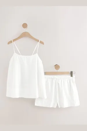 Next 100% Cotton Gingham Cami Short Set Pyjamas