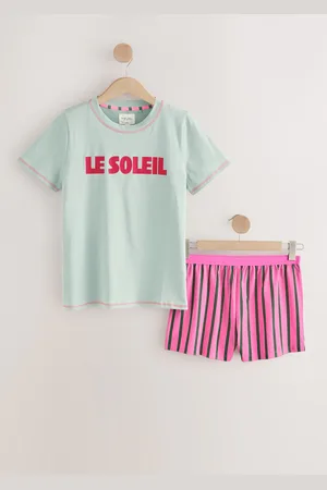 Next /Pink Stripe Short Set Pyjamas