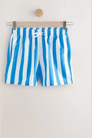 Next Blue/ Stripe Swim Shorts