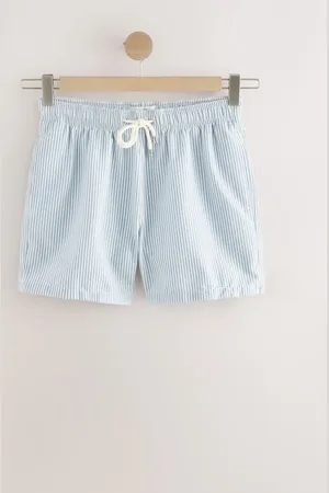 Next Stripe Seersucker Swim Shorts