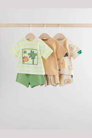 Next Tiger Baby Tops and Shorts Set 6 Piece