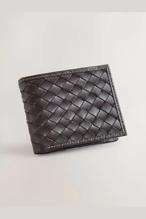 Next Leather Woven Stitch Wallet