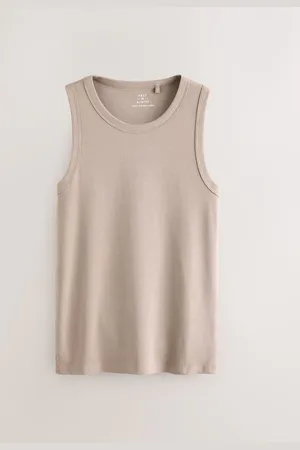 Next Slim Fit Ribbed Vest