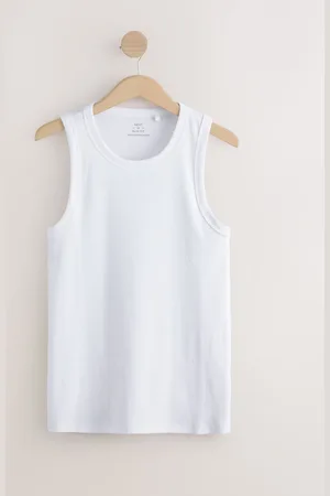 Next Slim Fit Ribbed Vest
