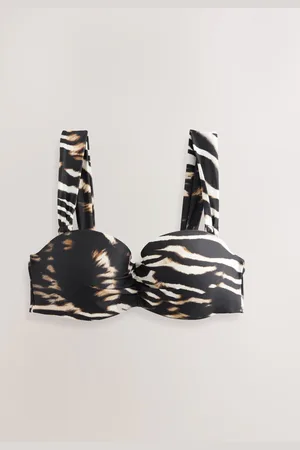 Next /Animal Wired Bandeau Bikini Top