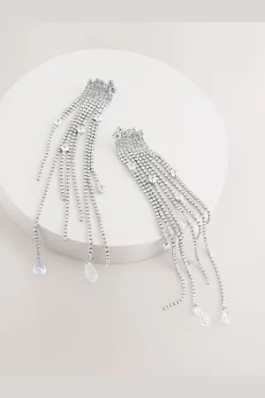 Next Tone Sparkle Mega Drop Earrings