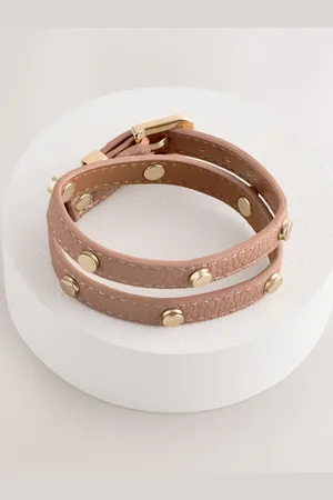 Next PU Wrap Studded Bracelet
