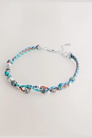 Next /Orange Bungee Cord Necklace