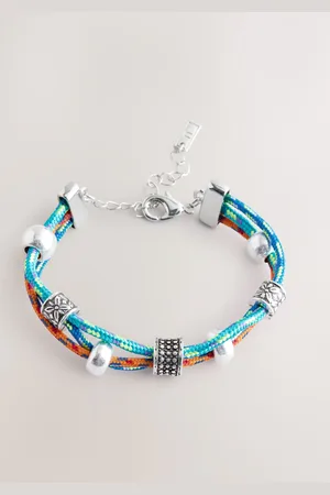 Next /Orange Bungee Cord Bracelet