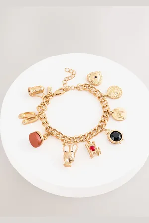Next Tone Vintage Charm Bracelet