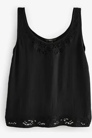 Next Satin Lace Insert Scoop Cami Top