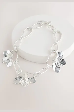 Next Coloured Flower Statement Necklace