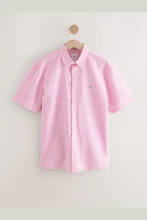Next Stripe Seersucker Short Sleeve Shirt