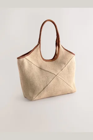 Next Natural Jute Shoulder Bag
