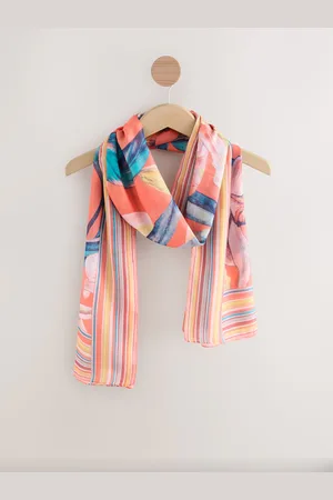 Next Orange Orchid Lightweight Scarf