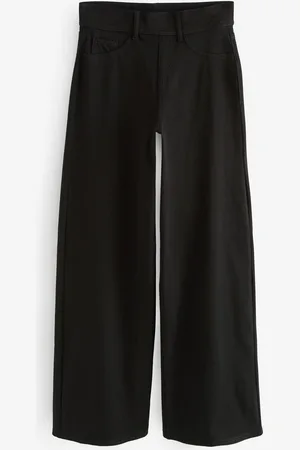 Next Wide Leg Denim Jersey Leggings