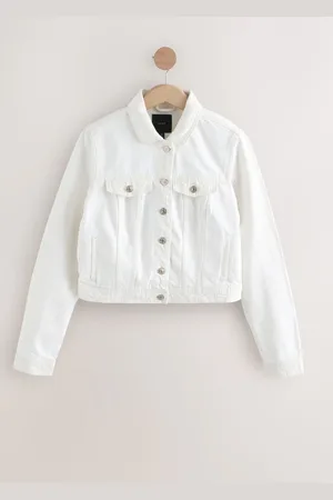 Next Fuller Bust Denim Trucker 100% Cotton Jacket