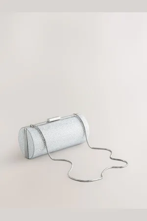 Next Sparkle Barrel Clutch Bag