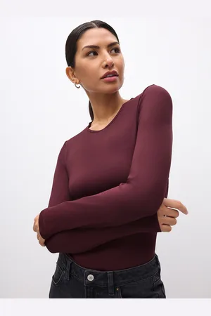 Next Burgundy Red Soft Touch Long Sleeve Top