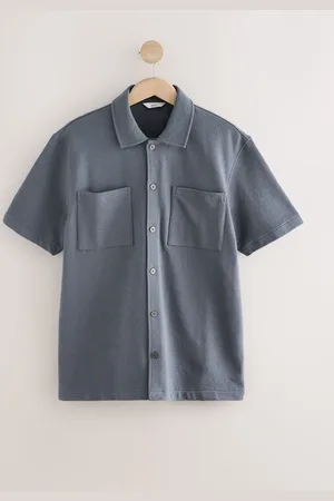 Next Heavyweight Textured Jersey 100% Cotton Shirt