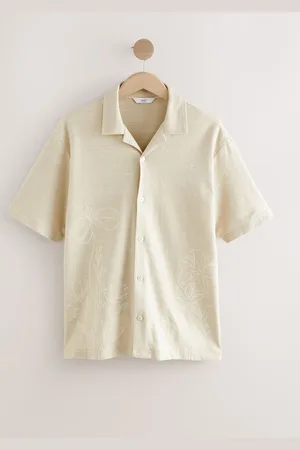 Next Floral Embroidered Graphic Jersey Shirt
