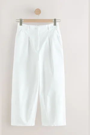 Next Elasticated Waist Barrel Leg Trousers