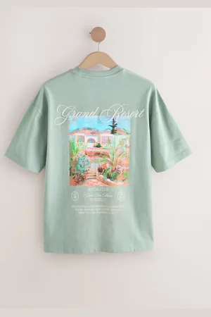 Next Scene Graphic Print 100% Cotton T-Shirt