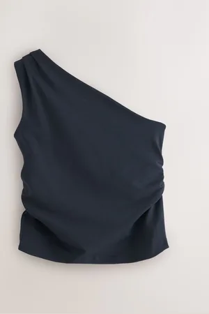 Next One Shoulder Ruched Top