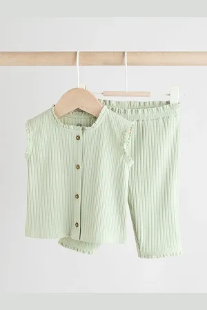 Next Sage Baby Sleeveless Top and Leggings Set