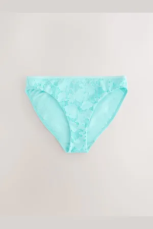 Next Mint Lace High Leg Bikini Bottoms