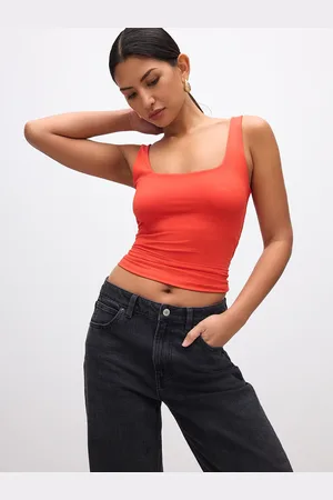 Next Red Soft Touch Polyamide Scoop Neck Vest Top